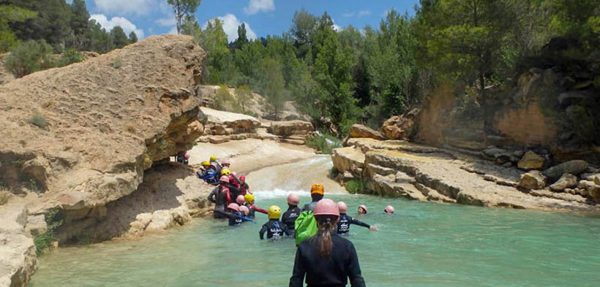 Actividad de Barranquismo en Valencia con Avensport