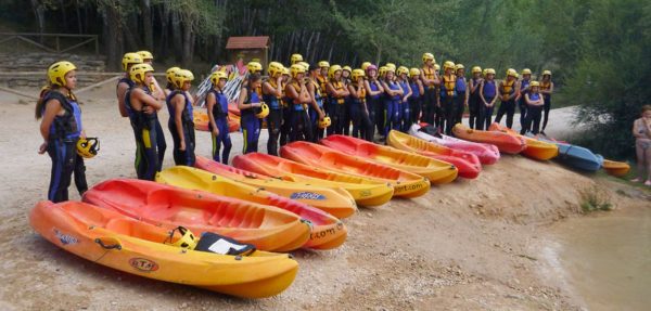 Actividad de Kayak para Grupos